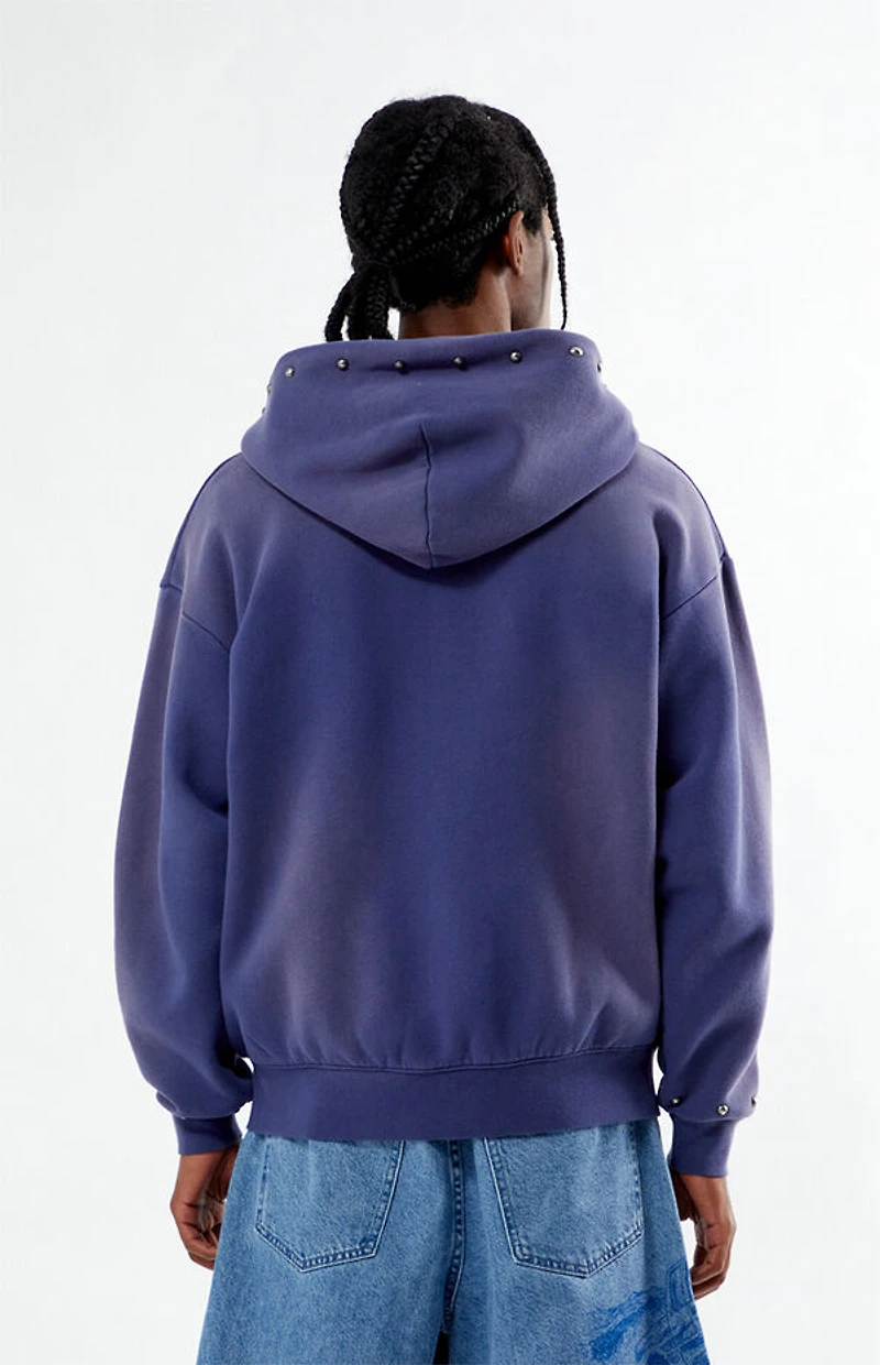 FORD Studded Logo Full Zip Hoodie