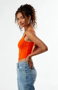 HYPE & VICE Florida Gators Knit Corset Top