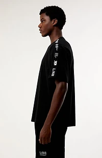 L/AB c/o Off-White Logo Taped T-Shirt