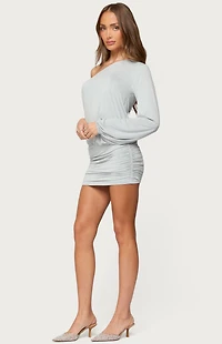 Edikted Athelia One Shoulder Mini Dress