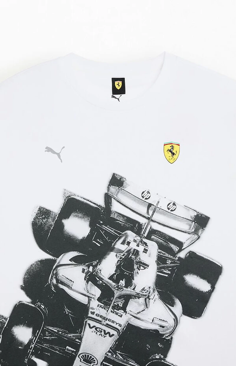 Puma White Ferrari T-Shirt