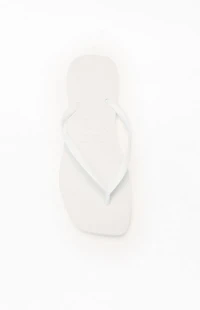 Havaianas Women's White Slim Square Flip Flop Sandals