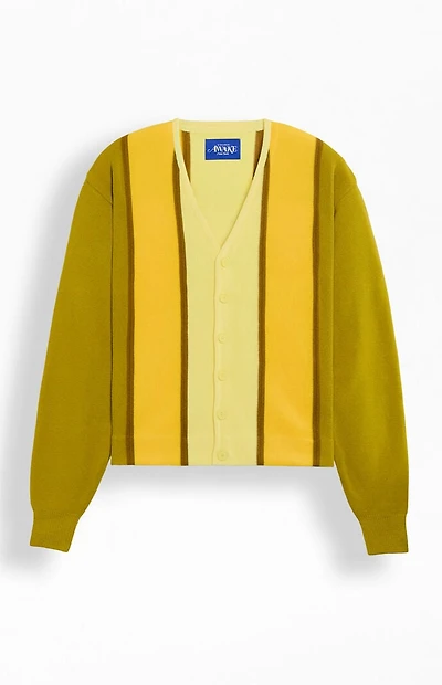 Awake NY Wool Striped Cardigan