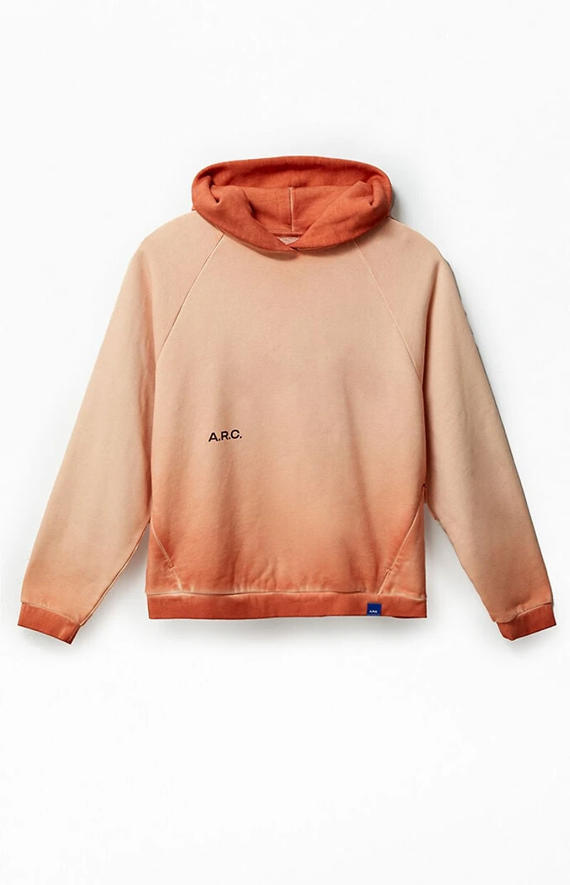 A.R.C. Active Burnt Orange Heavyweight Raglan Oversized Fleece Hoodie