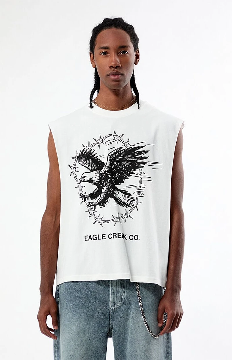 Pacsun Eagle Creek Cut Off Muscle T-Shirt