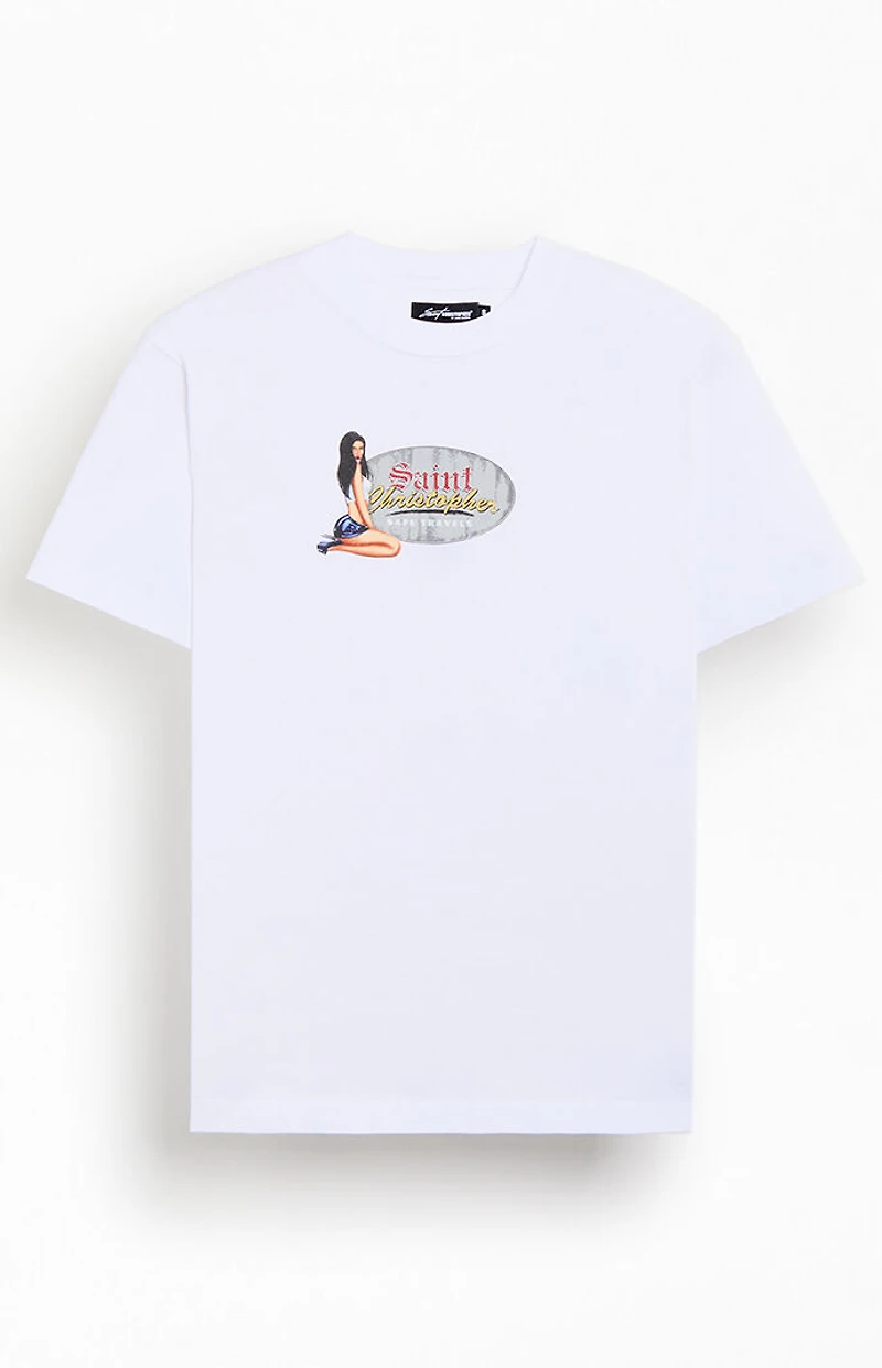 SAINT CHRISTOPHER Bumper Sticker T-Shirt