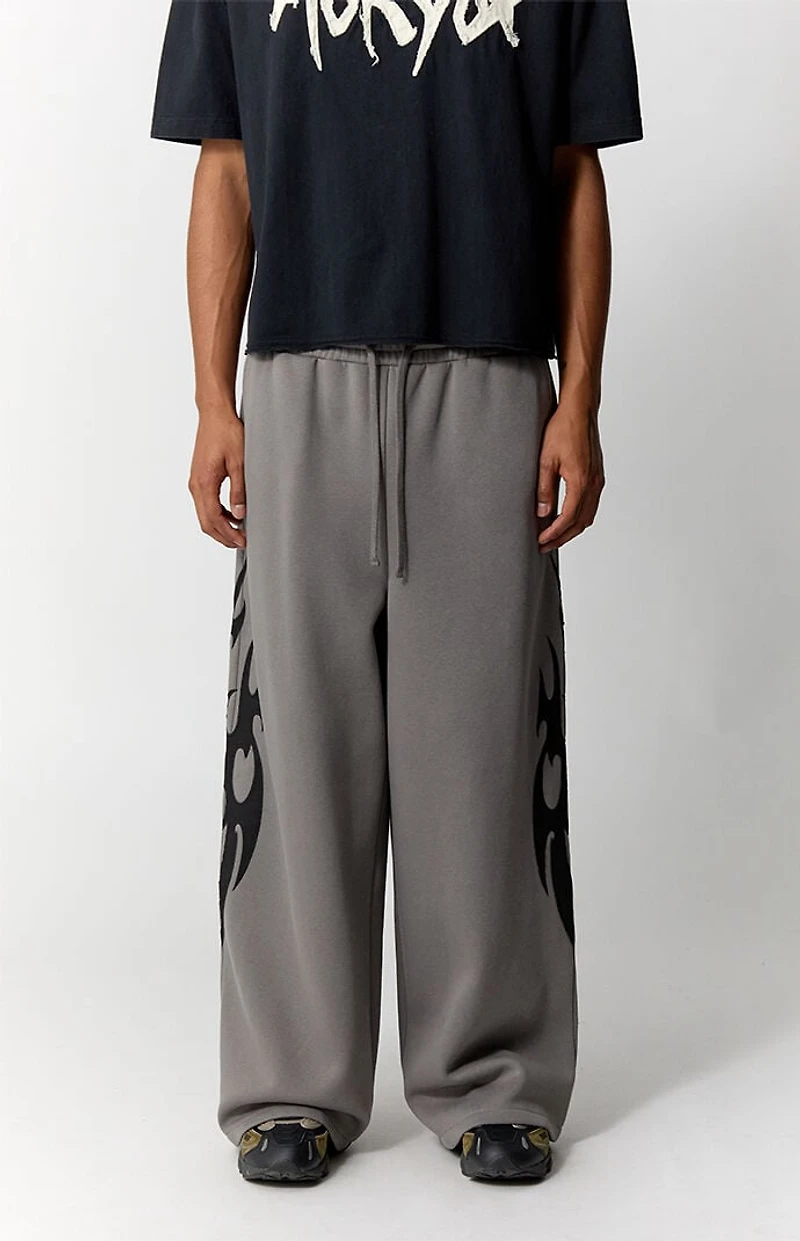 Pacsun Fleece Ultra Baggy Cyber Sweatpants
