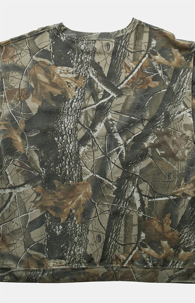 PS VINTAGE 2000s Camo Crew Neck Sweatshirt