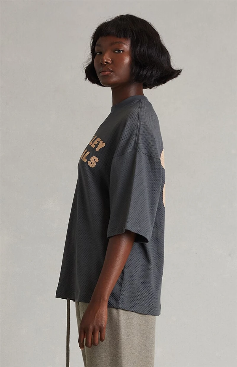 Fear of God ESSENTIALS Women's Iron Gray Merch Mesh T-Shirt