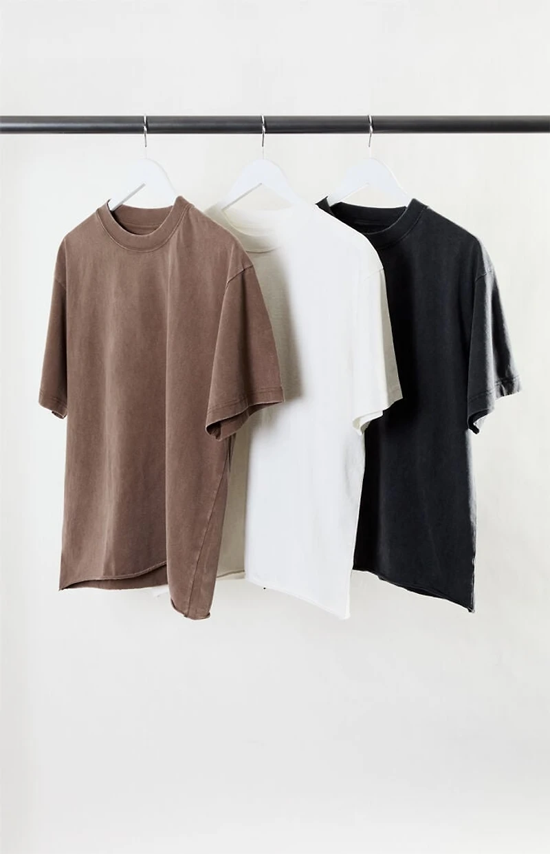 Pacsun 3 Pack Solid Color Cropped T-Shirts