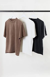 Pacsun 3 Pack Solid Color Cropped T-Shirts