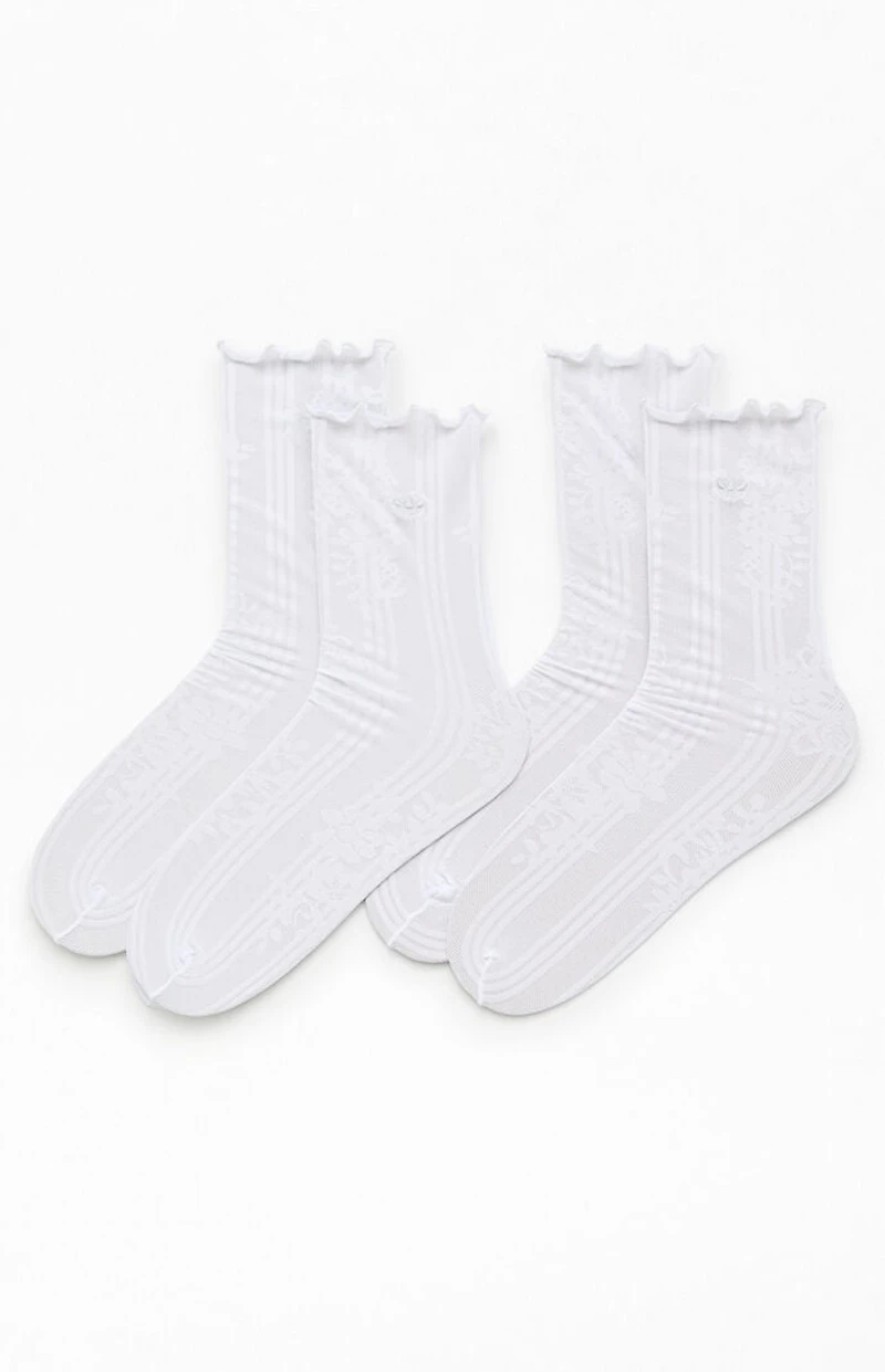 adidas 2 Pack Originals Lace Floral Socks