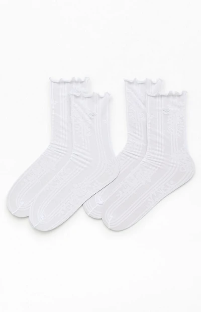 adidas 2 Pack Originals Lace Floral Socks