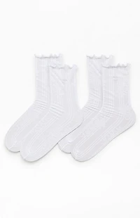 adidas 2 Pack Originals Lace Floral Socks