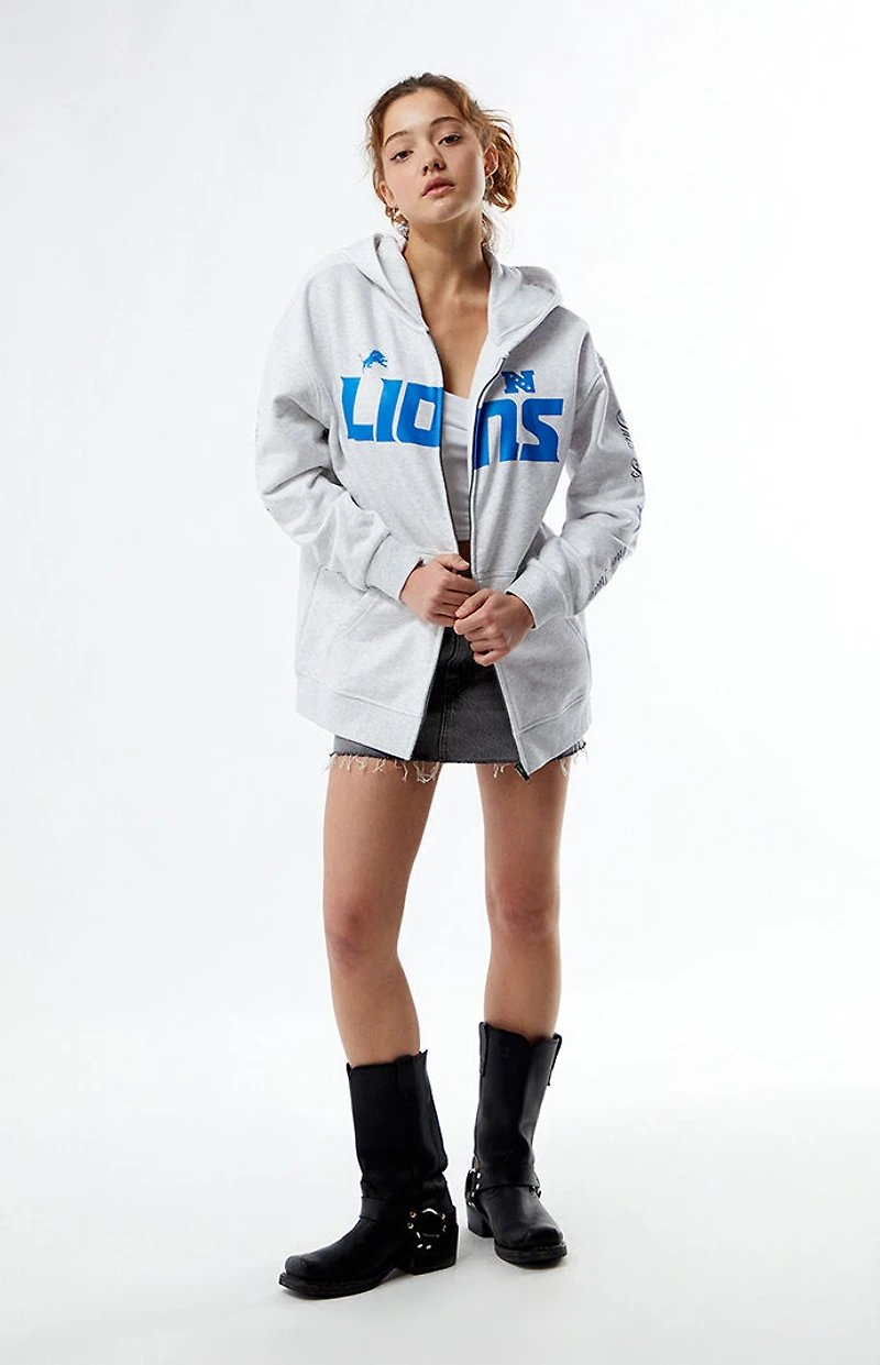 Wild Collective NFL x PacSun Detroit Lions Zip Up Hoodie