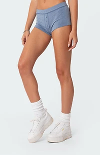Edikted Maelle Pointelle Micro Shorts