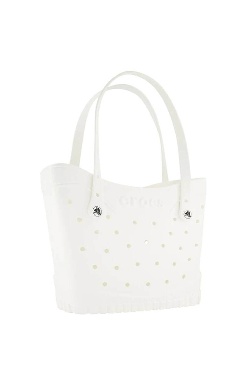 Crocs White Medium Classic Tote Bag
