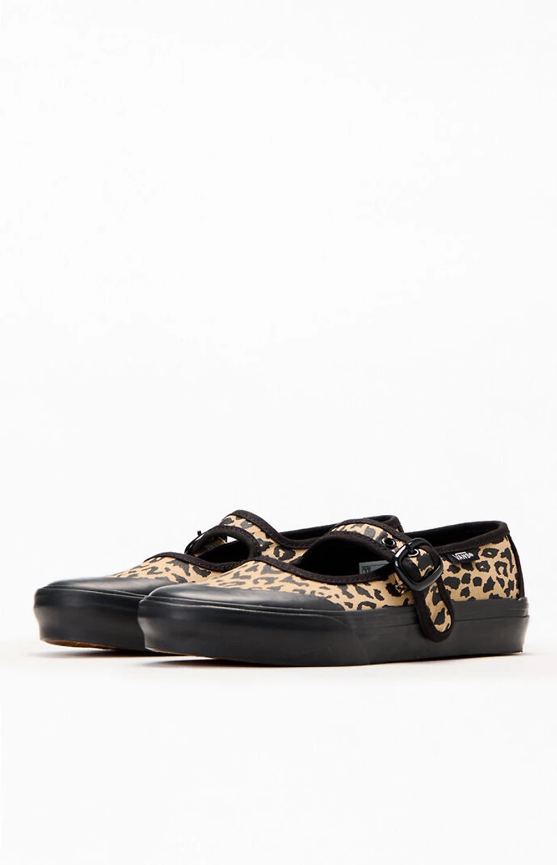 Vans Kids Leopard Mary Jane Shoes