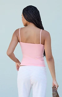 John Galt Coral Skylar Tank Top