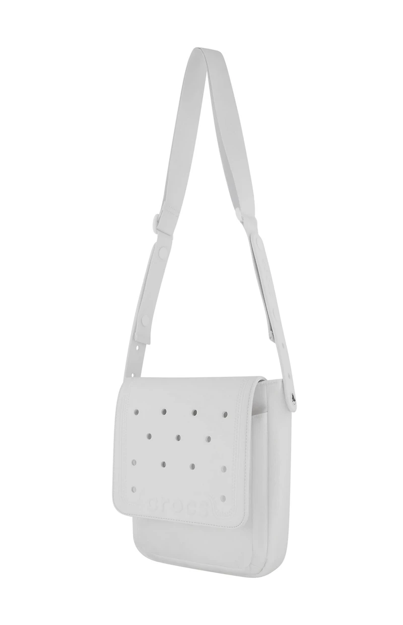 Crocs White Classic Crossbody Bag