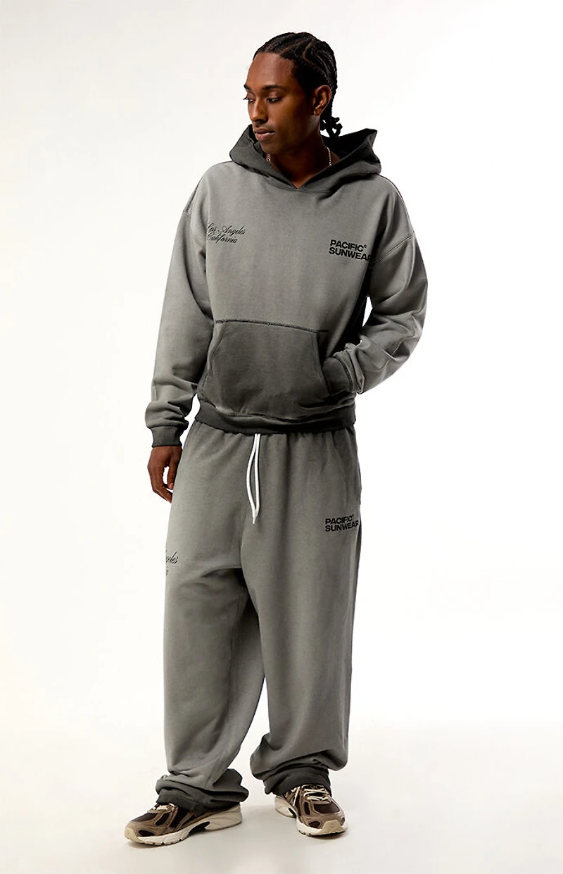 Pacsun Charcoal Terrain Heavyweight Hoodie
