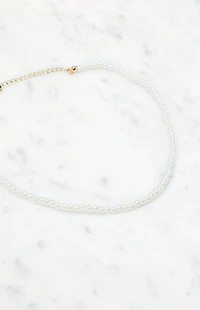 John Galt Beaded Pearl Necklace