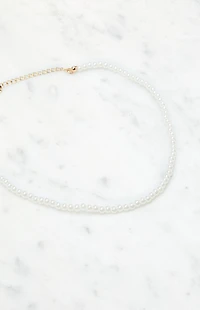 John Galt Beaded Pearl Necklace