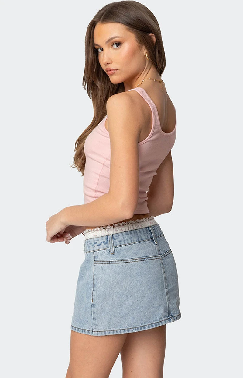 Edikted Tiana Henley Tank Top