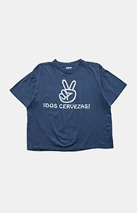 PS VINTAGE '90s Dos Cervezas Cropped T-Shirt