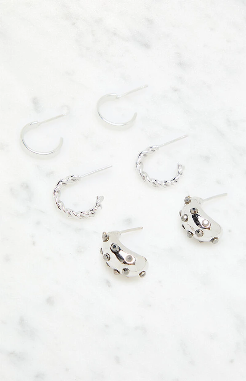 LA Hearts 3 Pack Variety Lia Earrings