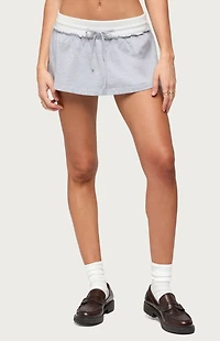 Edikted Tenney Contrast Flared Mini Skort
