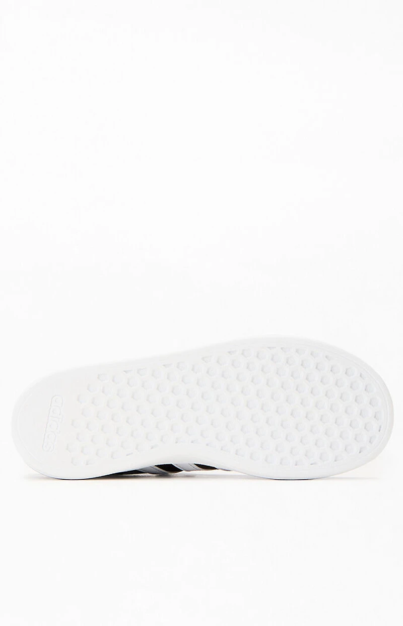 adidas Kids Black Grand Court 2.0 Shoes