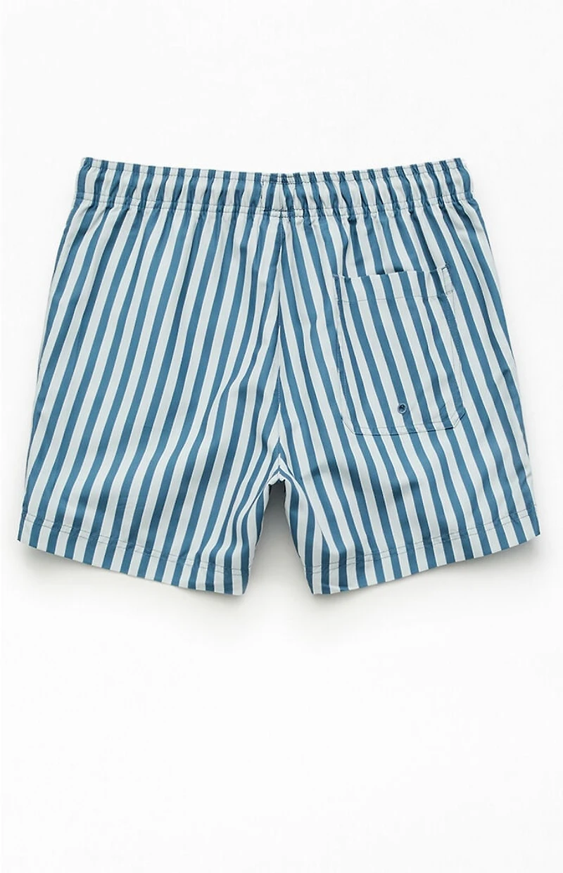 Pacsun Striped Yacht 4.5" Swim Trunks