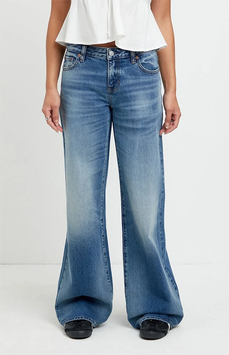 Pacsun Casey Low Rise Baggy Jeans Medium Indigo