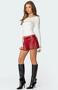 Edikted Cowboy Lover Boat Neck Top
