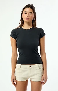 Pacsun Stretch Twill Micro Shorts