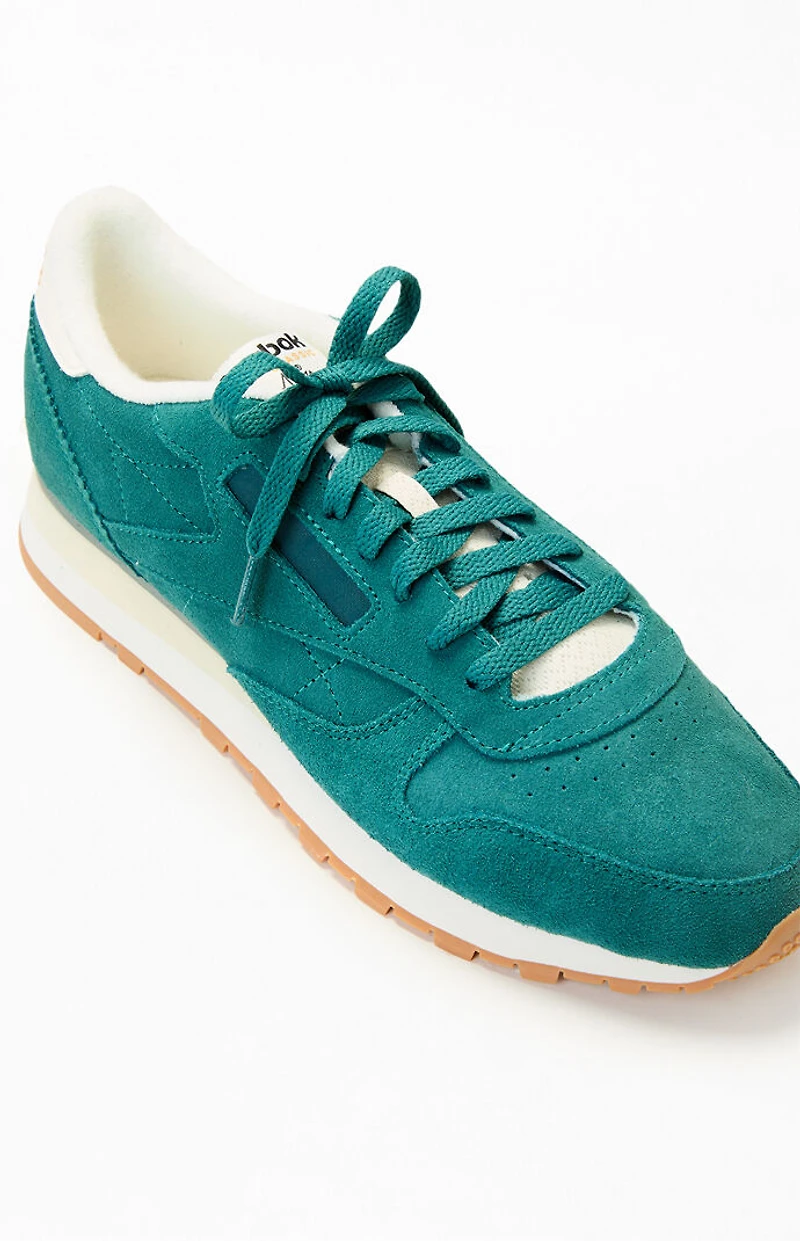 Reebok Teal Classic Leather Shoes