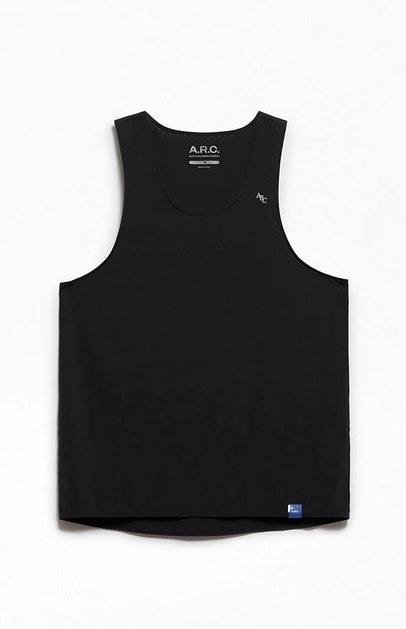 A.R.C. Black Active Standard Performance Tank Top