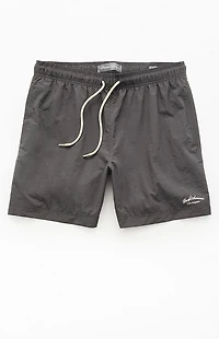 Pacsun Collegiate Solid 7" Swim Trunks