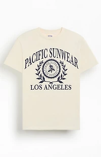 Pacsun Off White Pacific Sunwear Collegiate T-Shirt