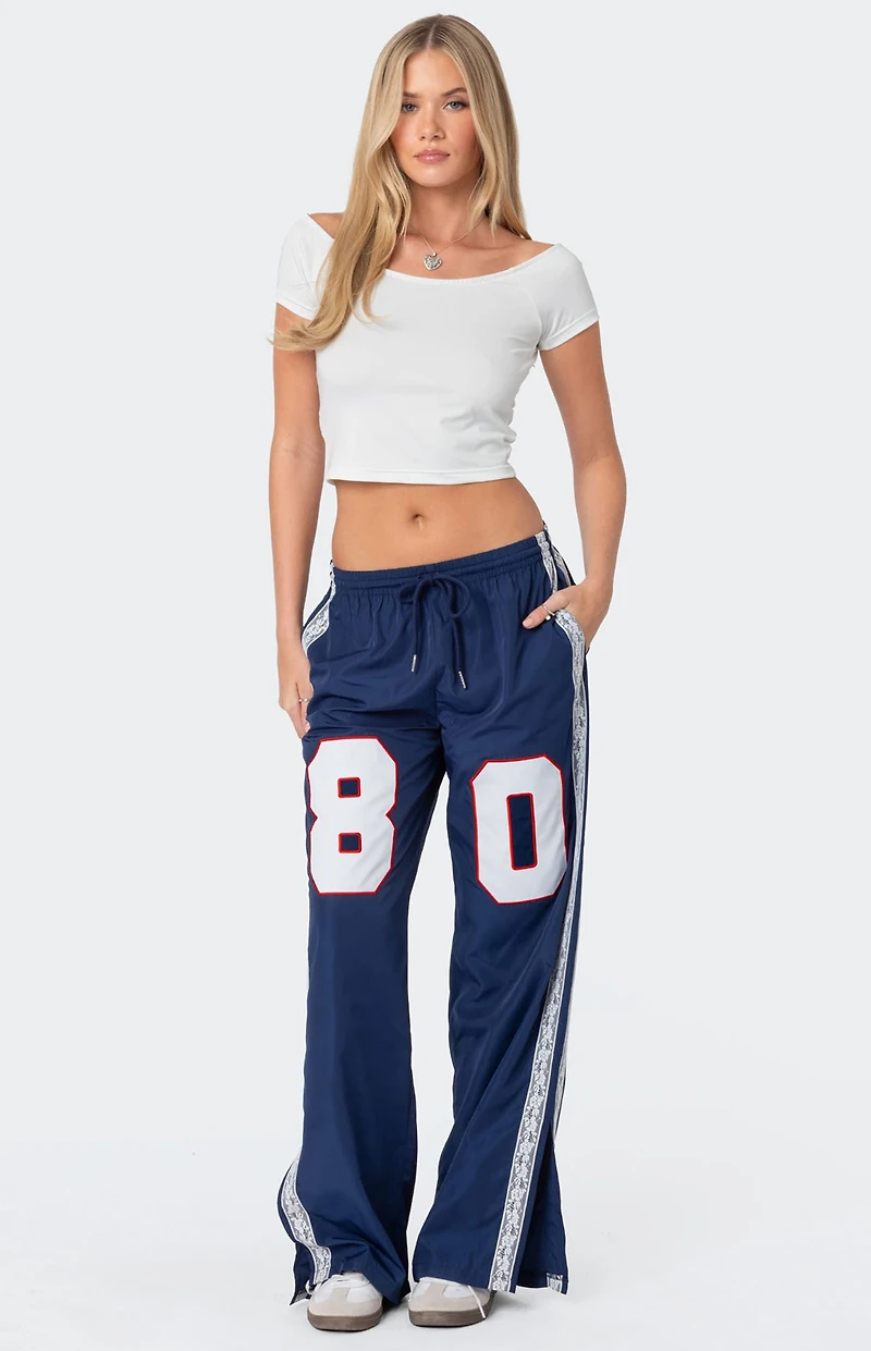 Edikted Alexandera Boat Neck T-Shirt