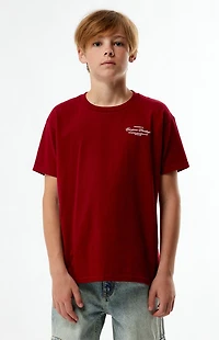 The Met x Pacsun Kids Burgundy Curatorial T-Shirt
