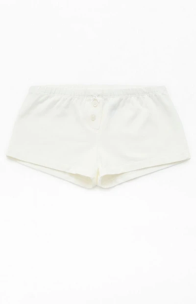 John Galt White Boxer Boyshorts