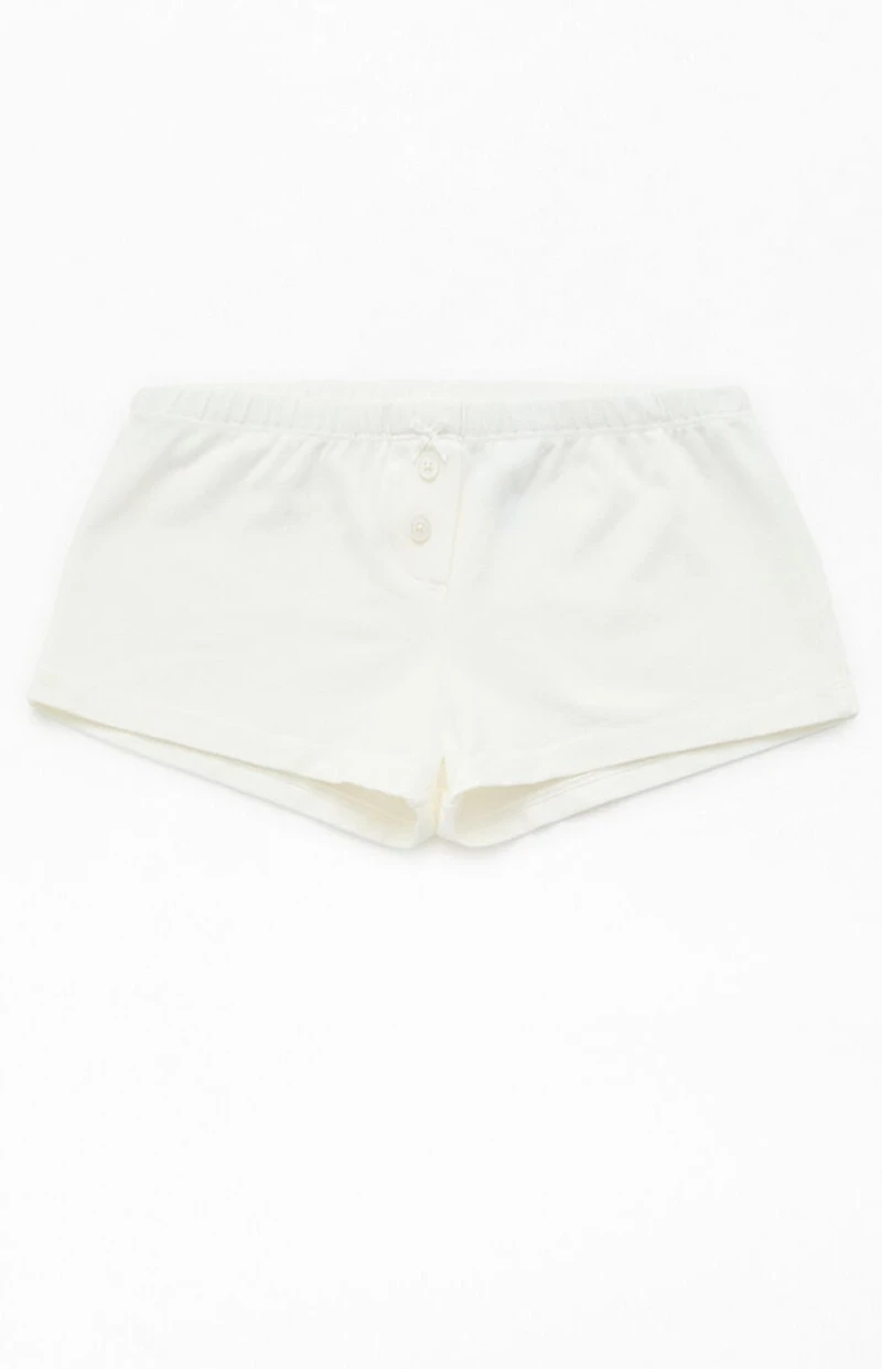 John Galt White Boxer Boyshorts