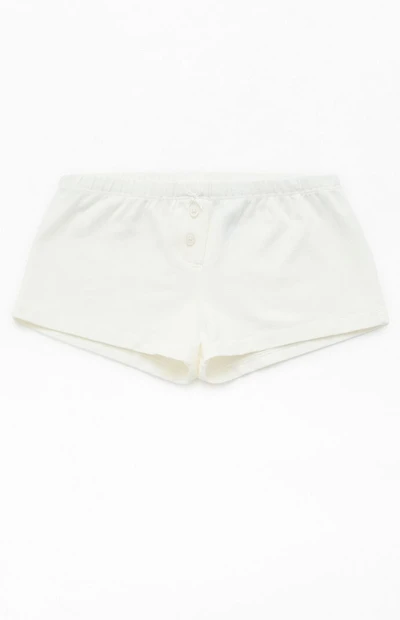 John Galt White Boxer Boyshorts