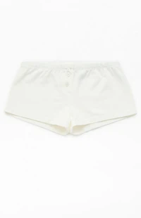 John Galt White Boxer Boyshorts