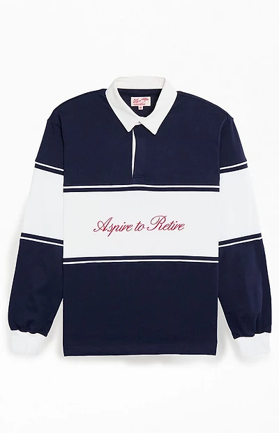 Motel Margarita Harbor Long Sleeve Rugby Shirt