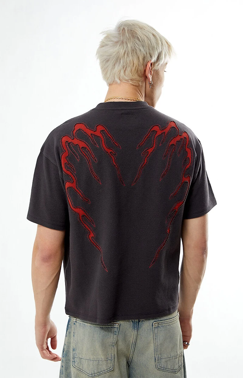 Pacsun Awake Applique Knit T-Shirt