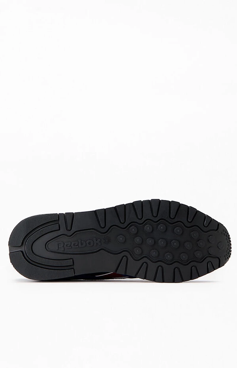 Reebok Kids Navy & Burgundy Classic Nylon Collegiate Shoes