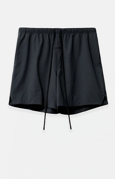 Fear of God ESSENTIALS Vintage Black Classic Running Shorts